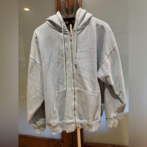 Brandy Melville jacket hoodie blue color